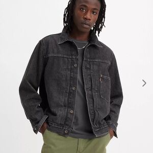 Levi’s denim jacket gray xl